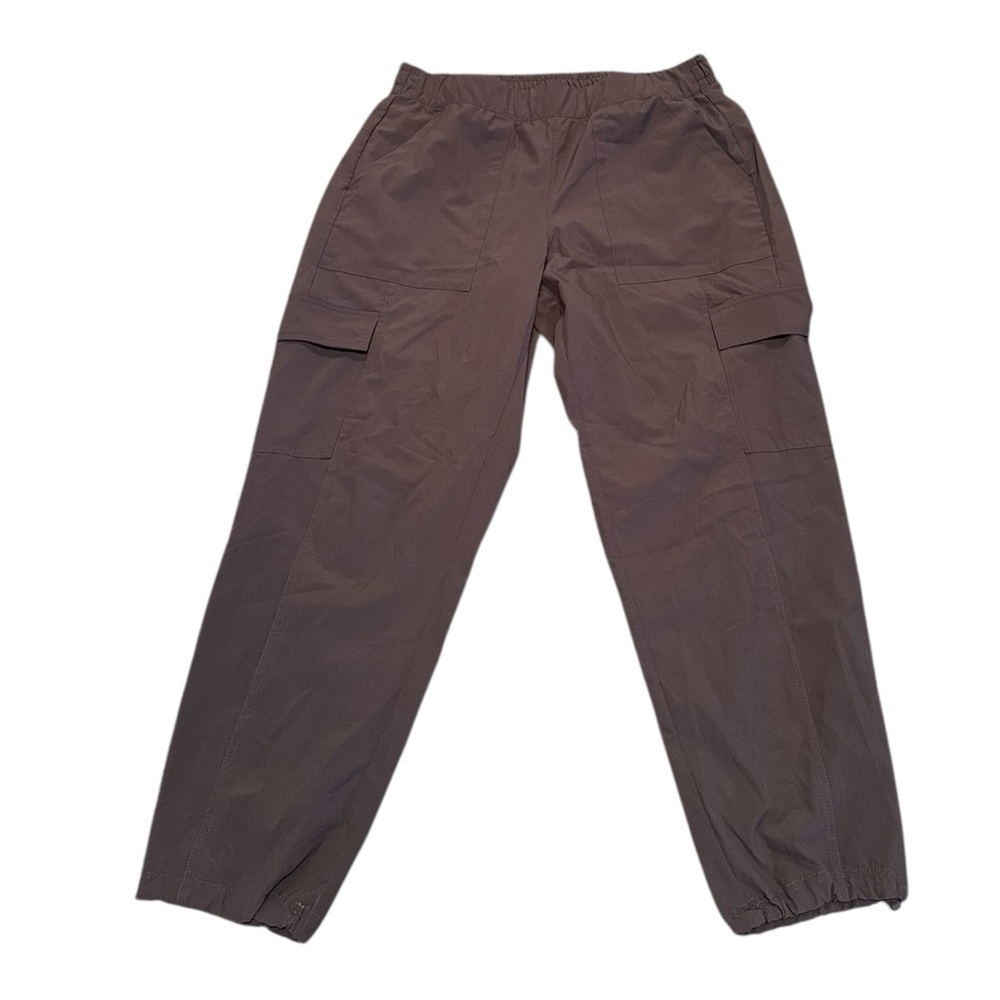 Women’s Apana Large Brown Cargo Crop Pants - Picture 1 of 12